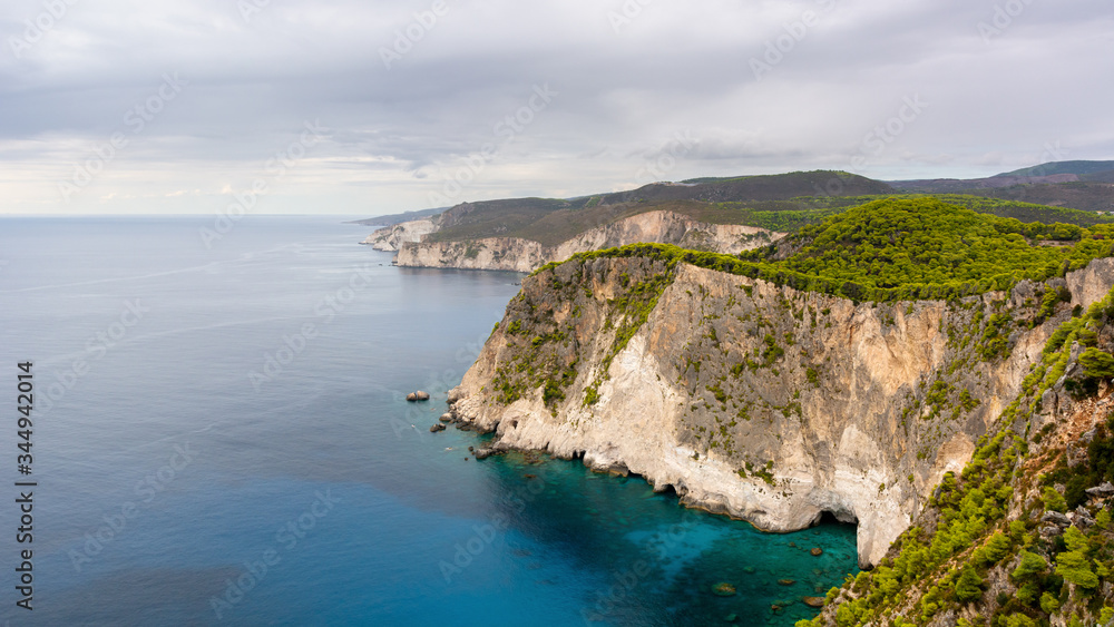 Beautiful view of Cliffs of Keri on Zakynthos island. Greece Beautiful view of Cliffs of Keri on Zakynthos island. Greece