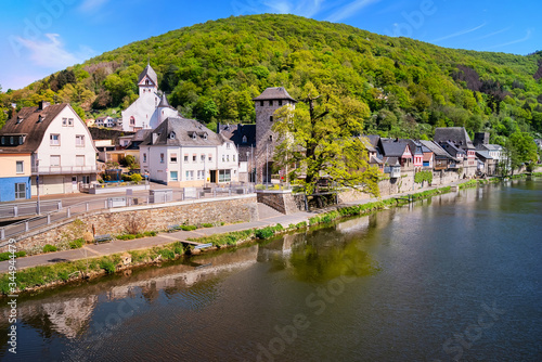 Scenic village Dausenau on the river Lahn, Rheinland-Pfalz, Germany © EKH-Pictures