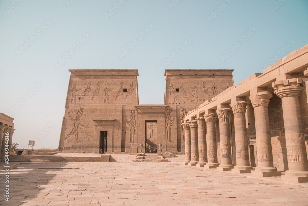 philae temple in aswan egypt