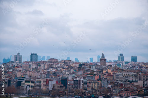 Galata tower istanbul city