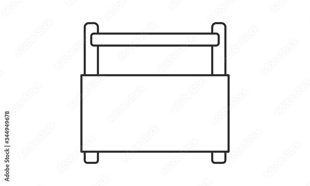 Toolbox, hammer, box, hardware, service free vector icon Toolbox, hammer, box, hardware, service free vector icon