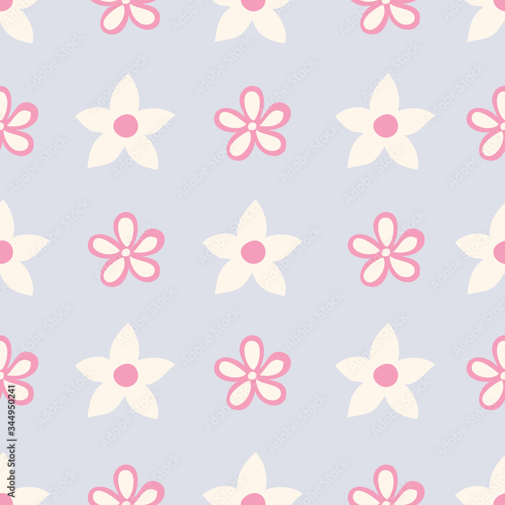 Tropical floral vector repeat. Perfect for home, kids, stationary, wrapping, scrapbooking. Tropical floral vector repeat. Perfect for home, kids, stationary, wrapping, scrapbooking.