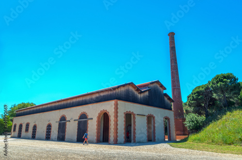 Ancienne dynamiterie de Paulilles,Occitanie. 