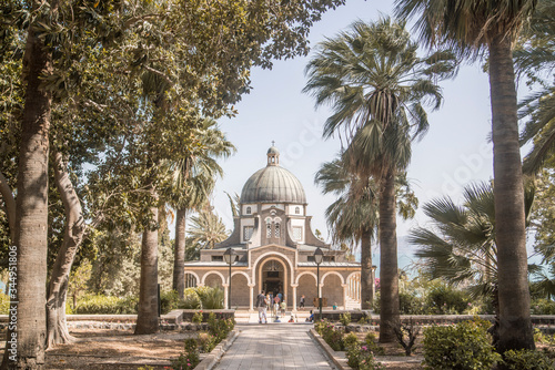 Foto church of the beatitudes from the bible