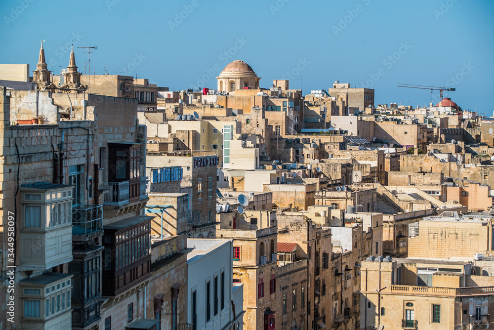 view of the old town malta