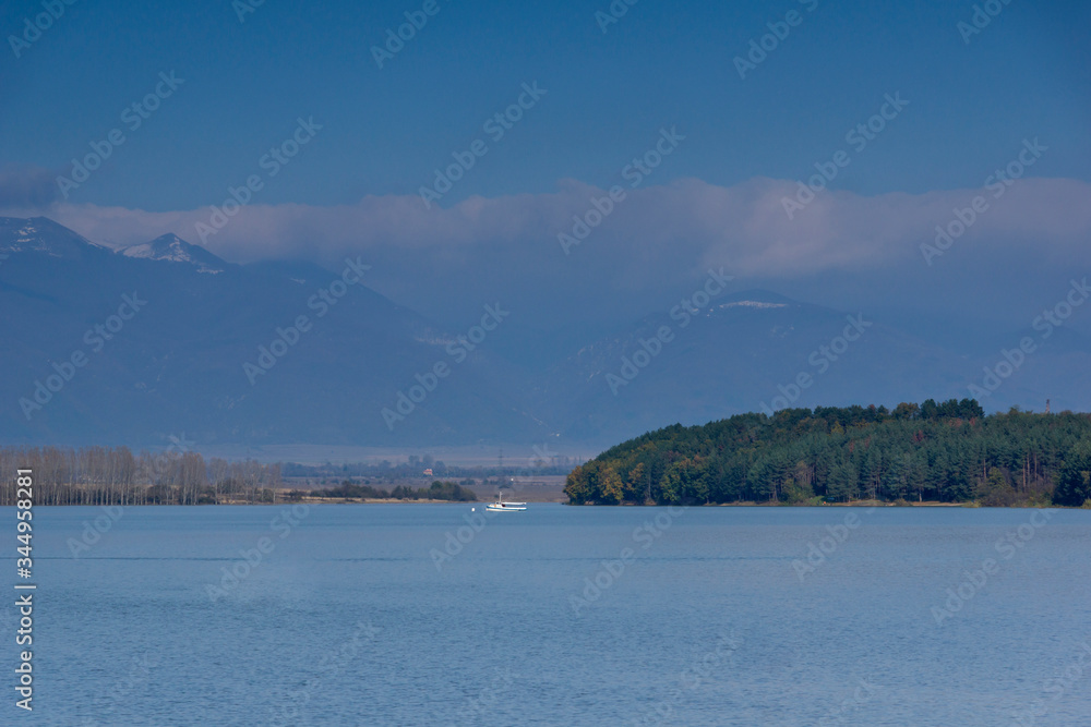 Panorama of Koprinka Reservoir, Bulgaria Panorama of Koprinka Reservoir, Bulgaria