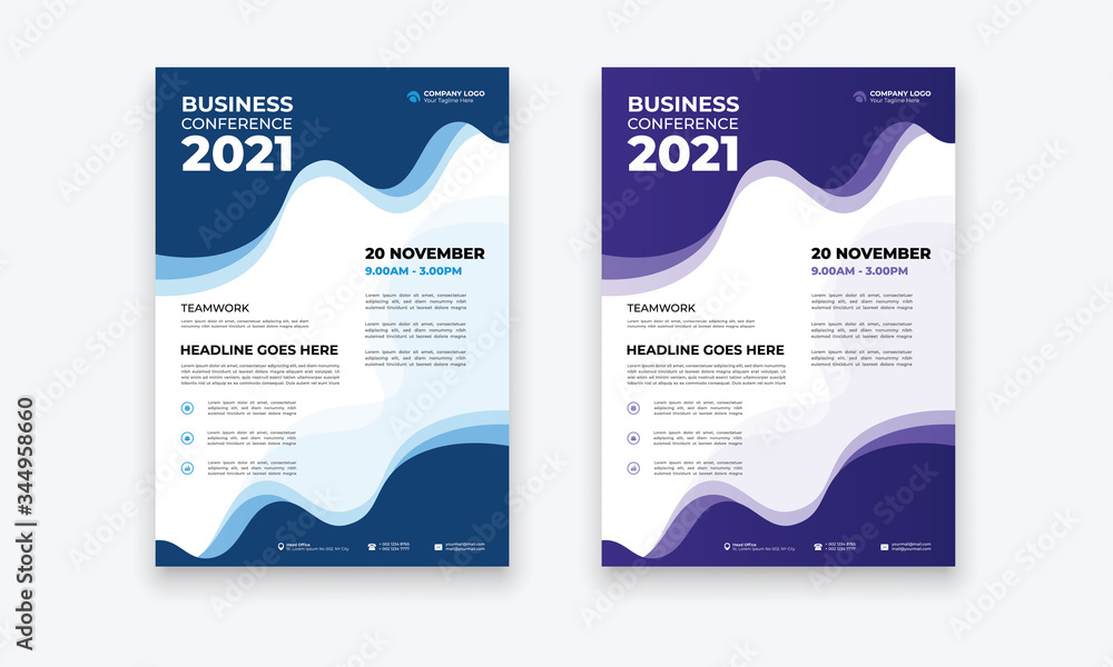 Template vector design for Brochure, Annual Report, Magazine, Poster, Corporate Presentation, Portfolio, Flyer, infographic, layout modern with blue color size A4, Front and back, Easy to use. Template vector design for Brochure, Annual Report, Magazine, Poster, Corporate Presentation, Portfolio, Flyer, infographic, layout modern with blue color size A4, Front and back, Easy to use.