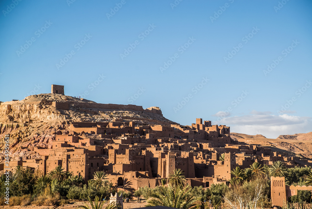 ruins of the ancient city in morocco