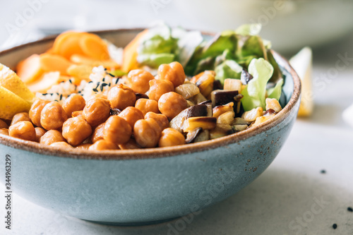 Healthy vegan buddha bowl