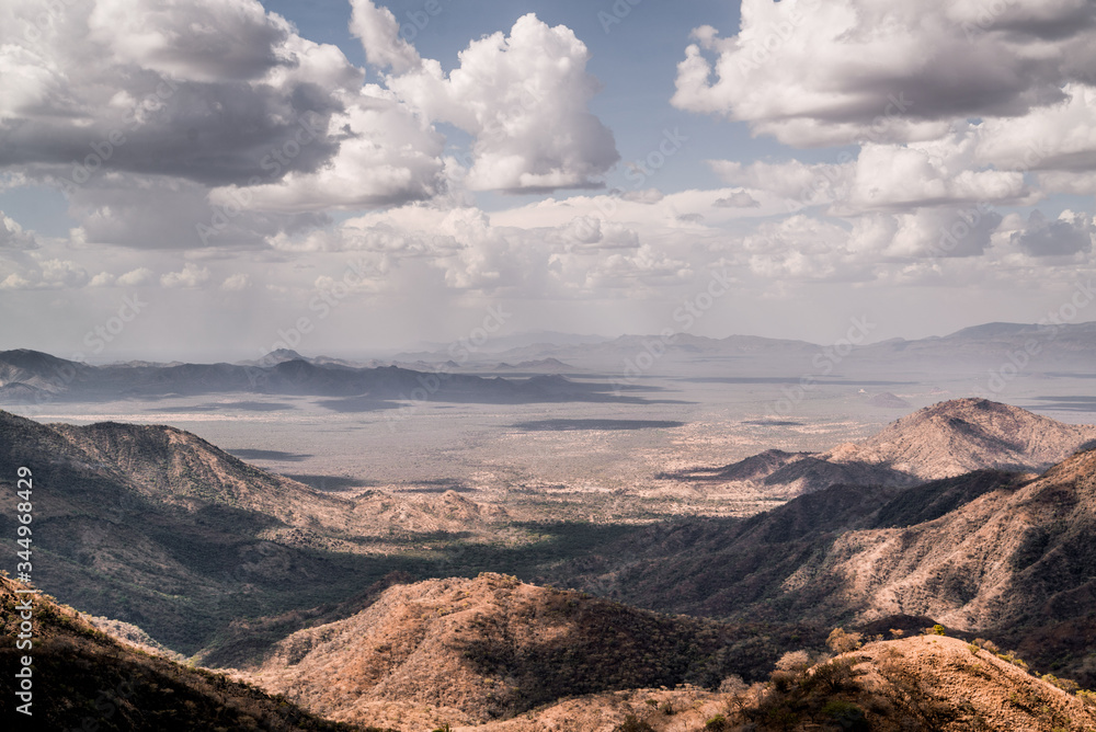 vast view of grand valley in africa
