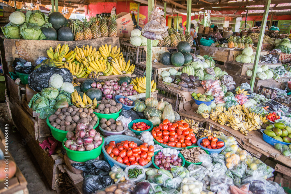 Fruit and Vegetable market in Uganda Africa Fruit and Vegetable market in Uganda Africa