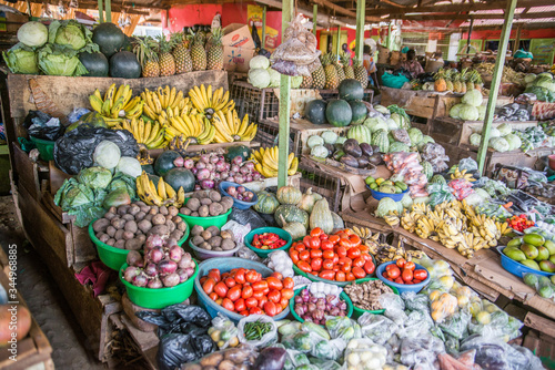 Foto Fruit and Vegetable market in Uganda Africa