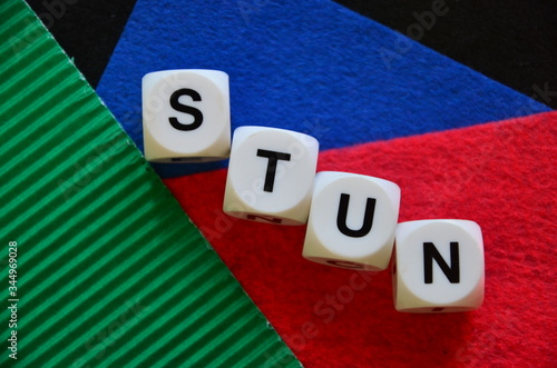 Obraz na płótnie slowo stun