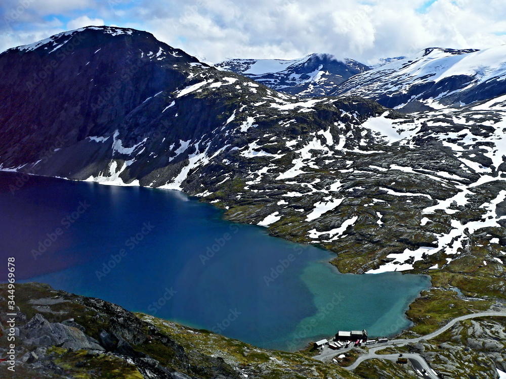 Norway-view on the lake Djupvatnet Norway-view on the lake Djupvatnet