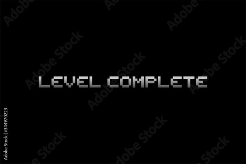 level complete video game message