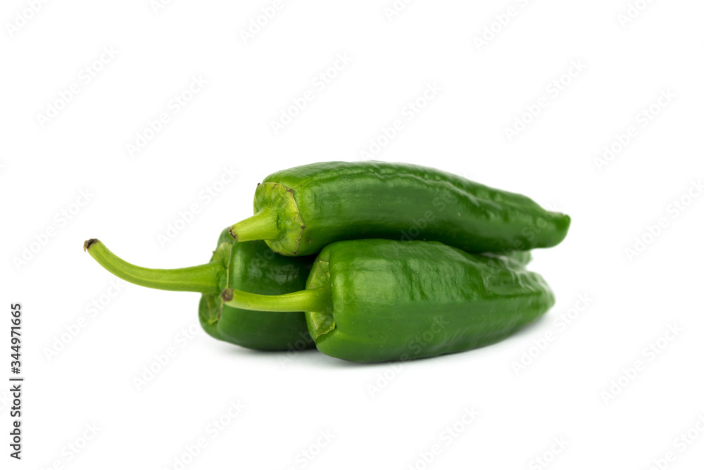 young green hot padron pepper young green hot padron pepper