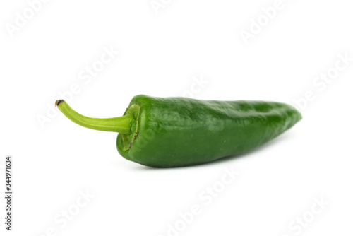 young green hot padron pepper photo