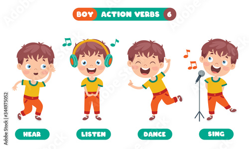 Action Verbs For Children Education