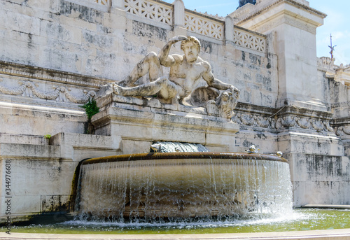 Fontana dell'Adriatico at Piazza Venezia, Rome, Italy