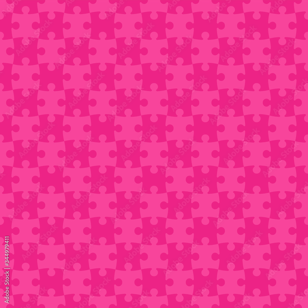 Puzzle Seamless Pattern - Jigsaw puzzle pieces repeating pattern design Puzzle Seamless Pattern - Jigsaw puzzle pieces repeating pattern design