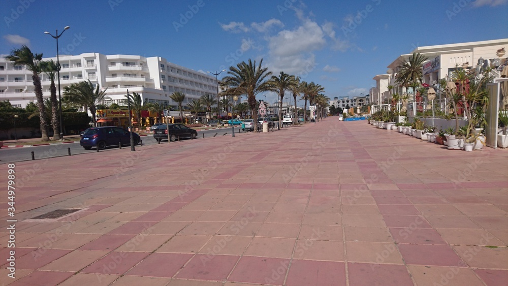 Fototapeta premium Port de pêche hammamet, Tunisie