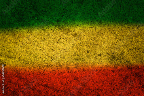 Εκτύπωση καμβά Green, yellow, red texture background,Reggae background