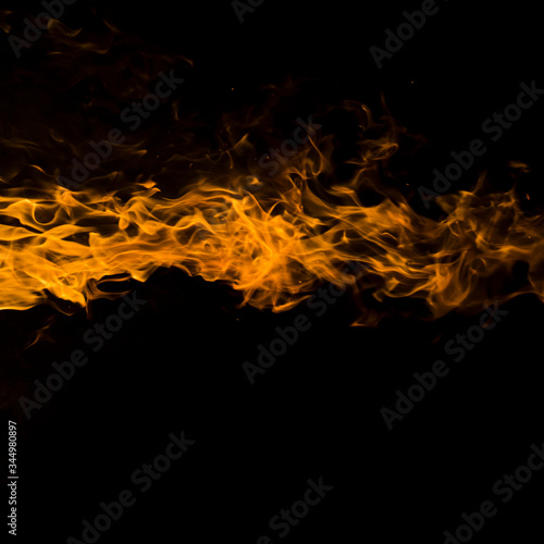fire on black background © Nataliya Westphal