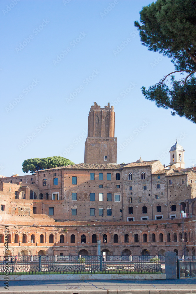 Trajan's Forum (in italian Santissimo Nome di Maria al Foro Traiano) Rome Italy