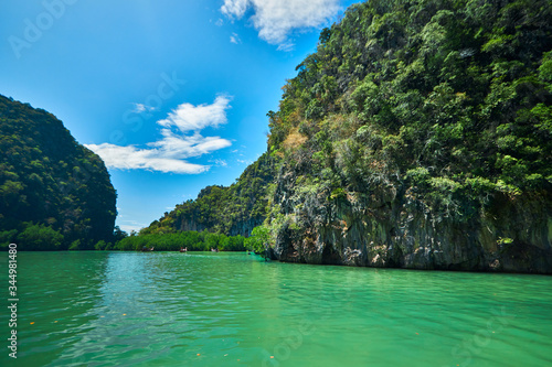 tropical island in the sea