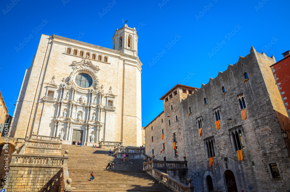 Cathedral of Girona (Cathedral of Saint Mary ), Catalonia, Spain