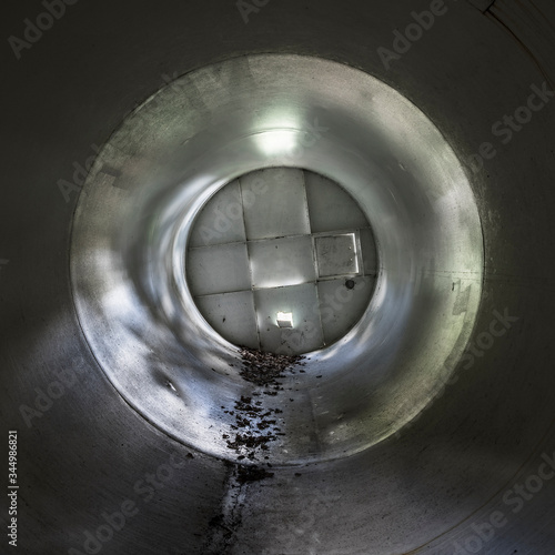 abandoned grain silo