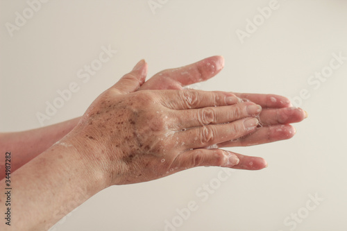 hands of a woman