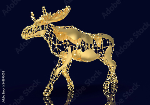 Christmas Elk Decoration