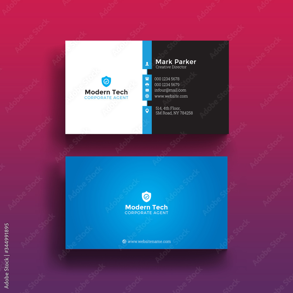 modern business card template