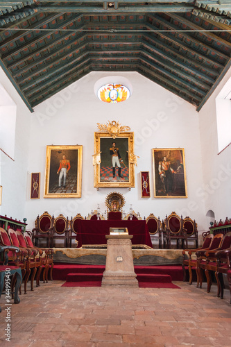 Salón de los Diputados in the Casa de la Libertad in Sucre, Bolivia