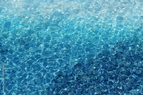 Macro photo of a beautiful transparent waters
