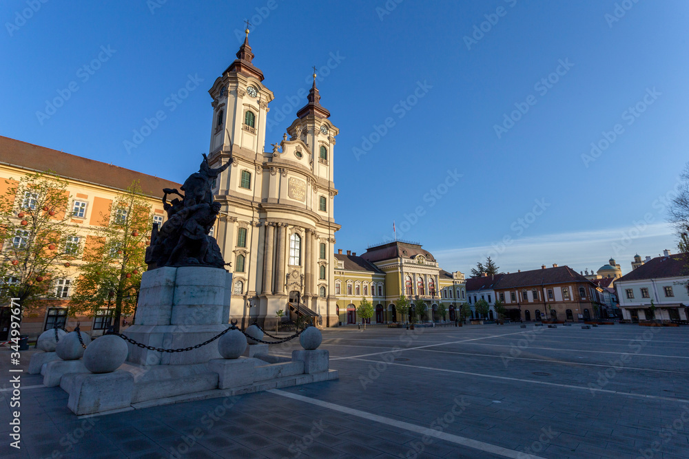 Obraz premium Minorite church in Eger, Hungary