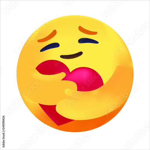 Caring Emoji, Coronavirus Emoji, Social Media Heart Care Emoji
