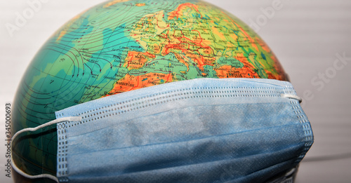 Fotografie the planet in coronavirus situation