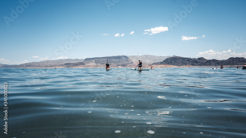 Two SUP Boards at Lake Mead, Arizona, USA