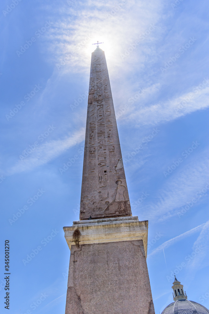 Oldest obelisk in Rome Italy