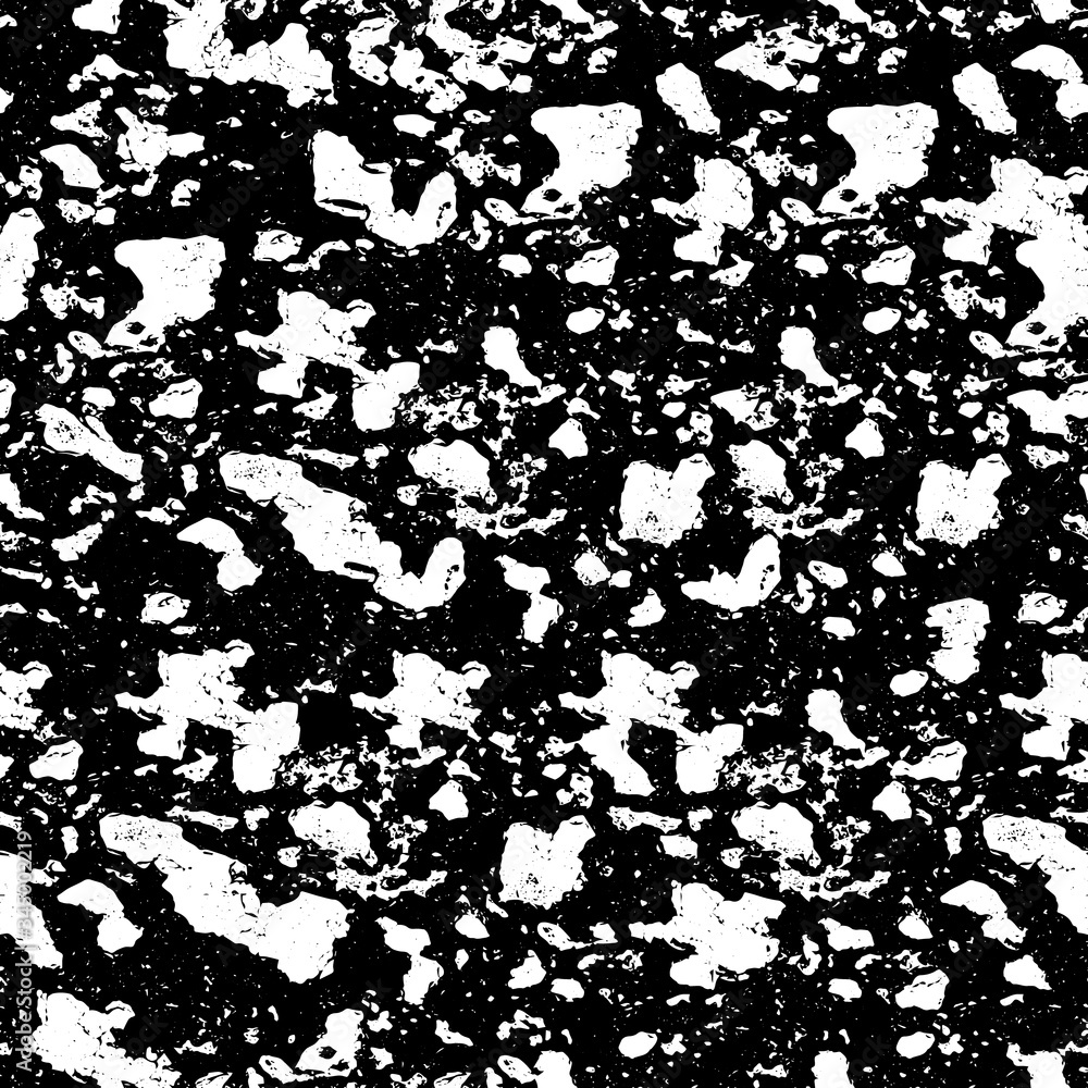 Grunge texture in black and white. Texture of dirt, chips, scuffs, dust, cracks. Dirty abstract background