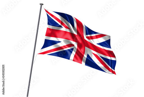 イギリス　 国旗　ポール　アイコン