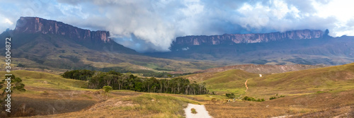 Mount Roraima banner web, Venezuela, South America. photo