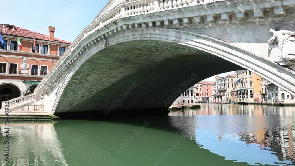 May 2020, Venice-Italy, Walking through the monuments of the ancient city of Venice at the time of the coronavirus, between closed shops and the absence of tourists May 2020, Venice-Italy, Walking through the monuments of the ancient city of Venice at the time of the coronavirus, between closed shops and the absence of tourists