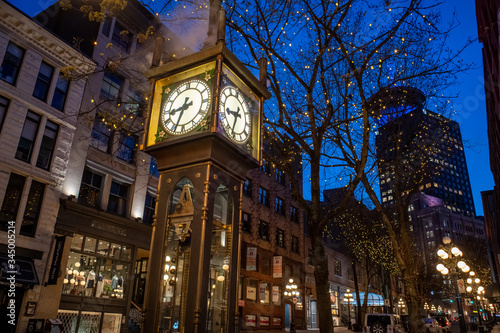 Gas Town Steam Clock in Vancouver, B.C. Canada
