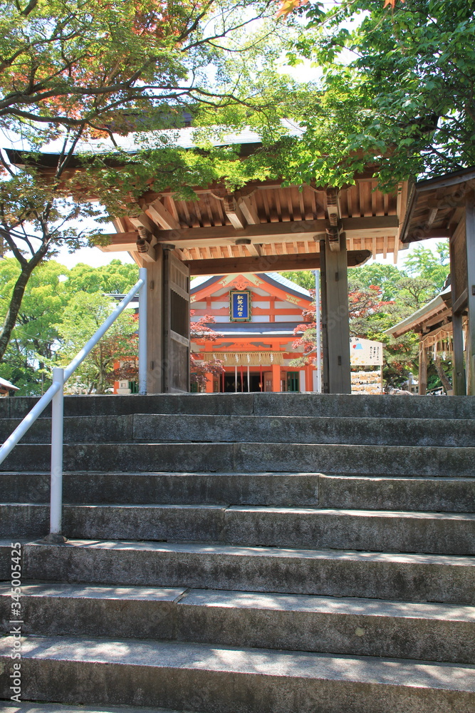 福岡市の紅葉八幡宮