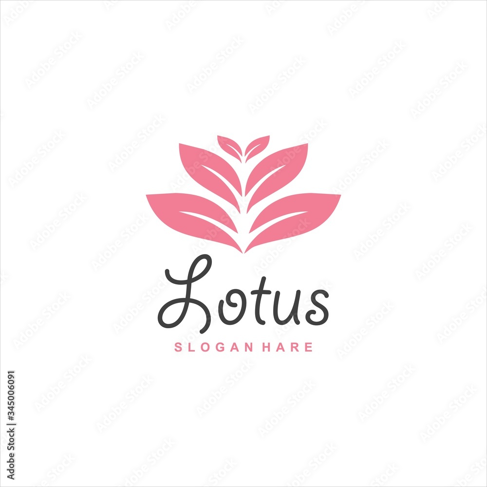 Lotus Logo Beauty and Vector