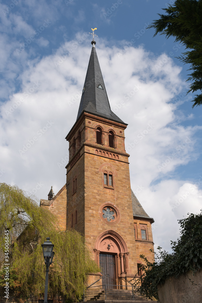 Evangelical Church in Saarburg, Germany