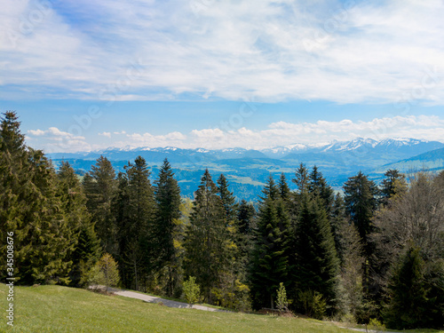 Alpine landscape in the Voralberg land of Austria